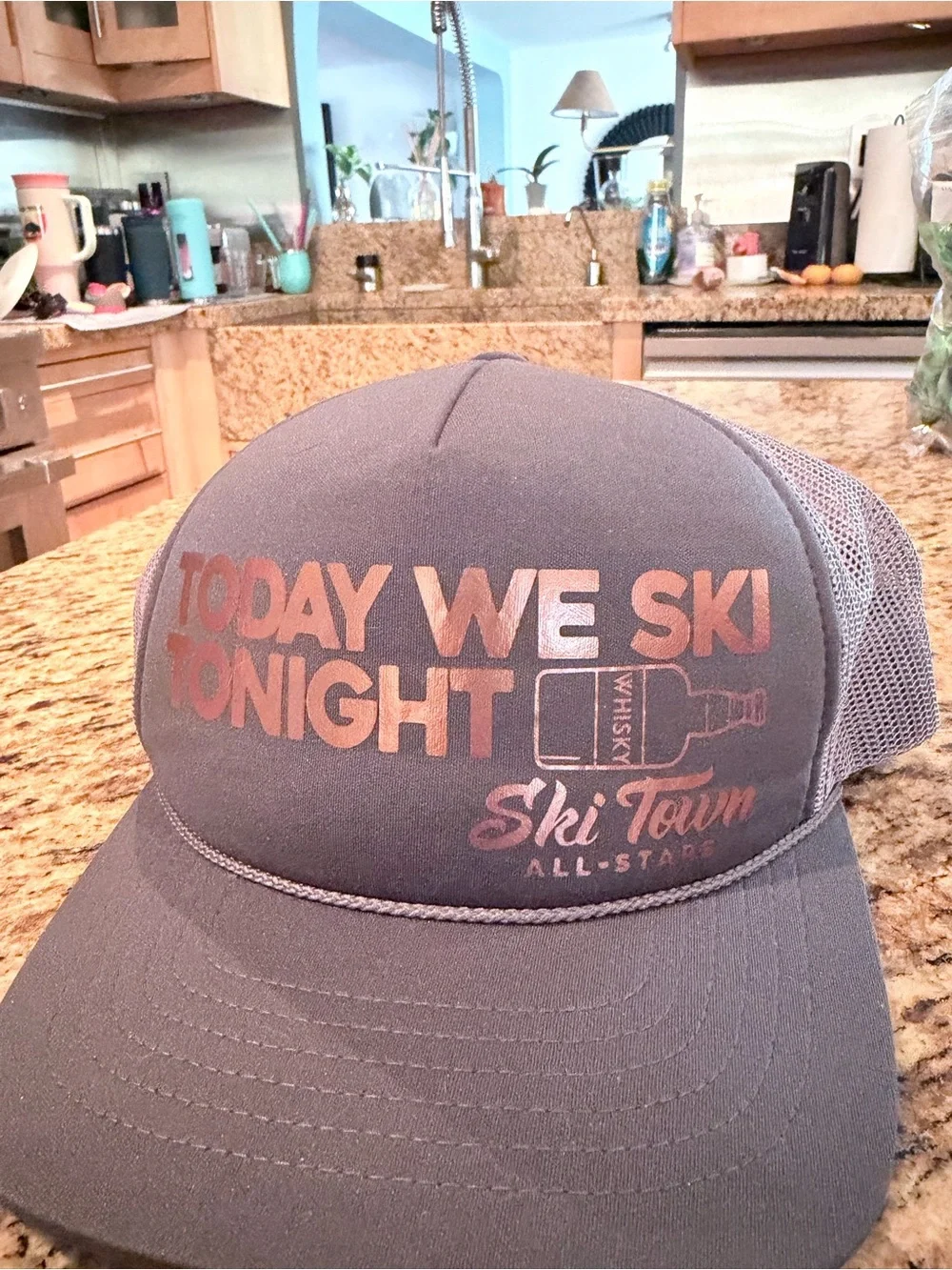 Today we ski tonight Whiskey Hat